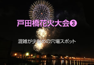 戸田橋花火大会2019の穴場スポット！混雑を避けてのんびり見られる場所は？